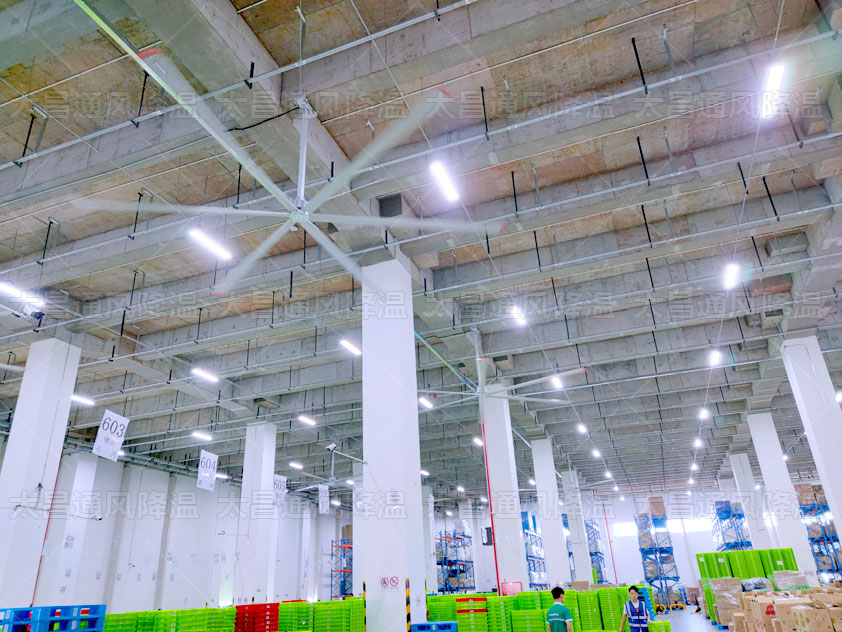 解決倉庫通風降溫有哪些省電的降溫方案呢？